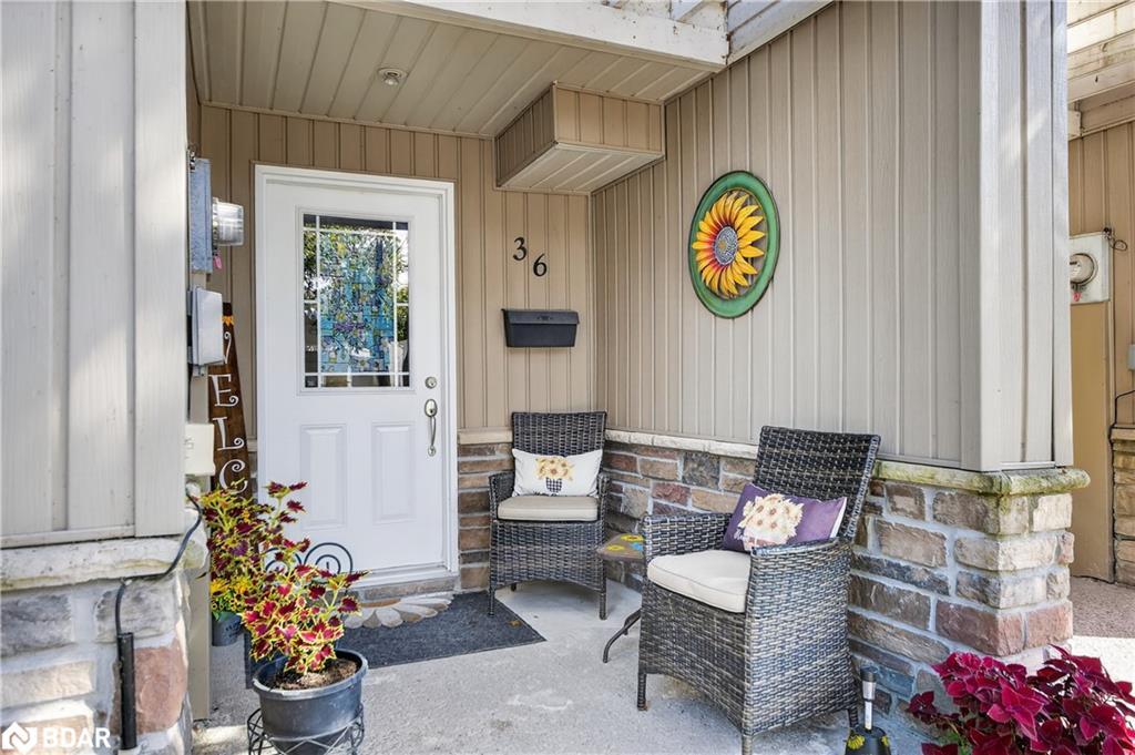 36-12 Lankin Boulevard, Orillia, ON - Outdoor With Deck Patio Veranda