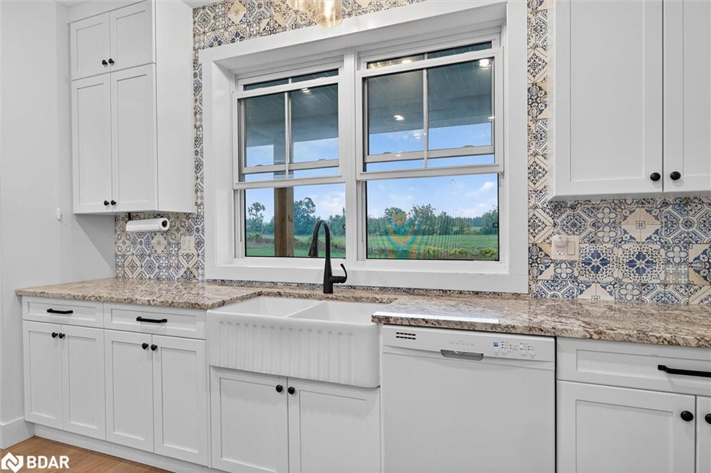 613 County 8 Road, Douro-Dummer, ON - Indoor Photo Showing Kitchen With Double Sink