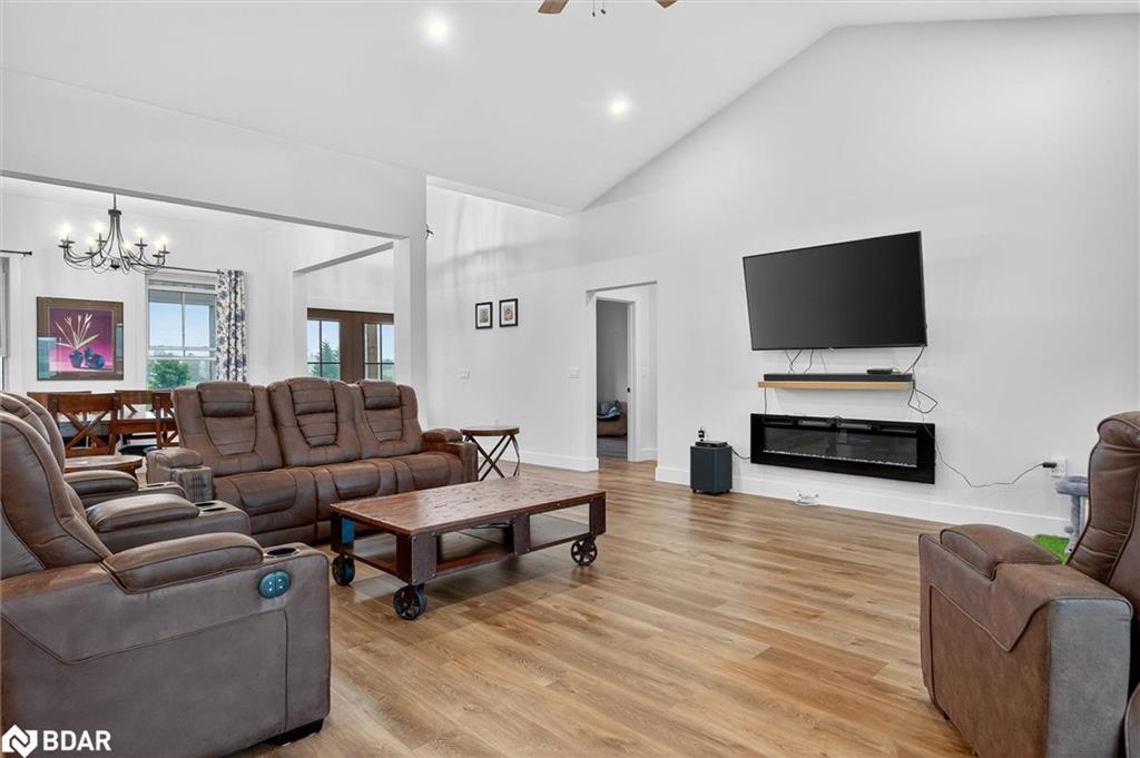 613 County 8 Road, Douro-Dummer, ON - Indoor Photo Showing Living Room With Fireplace