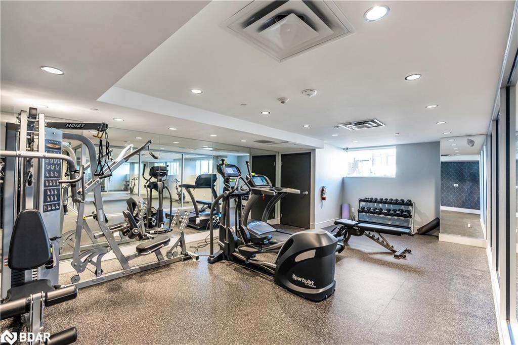 206-16 Markle Crescent, Hamilton, ON - Indoor Photo Showing Gym Room