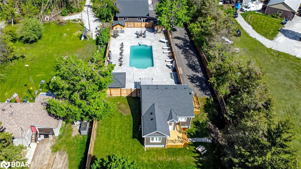 2484 Highway 11 S, Oro-Medonte, ON - Outdoor With In Ground Pool With View