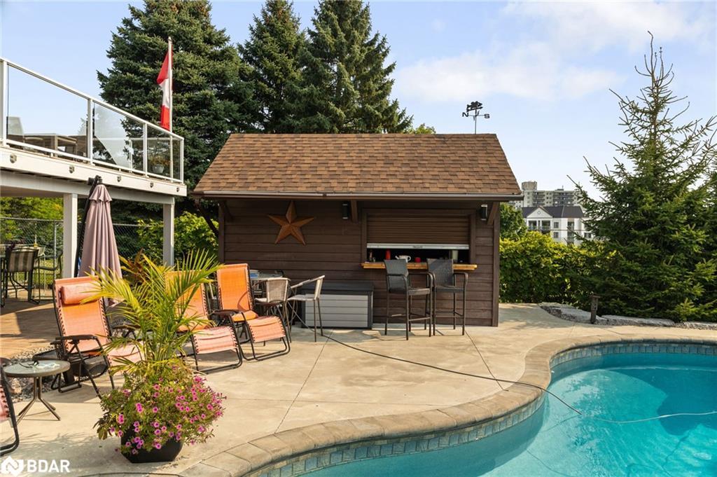 292 Leacock Drive, Barrie, ON - Outdoor With In Ground Pool With Deck Patio Veranda