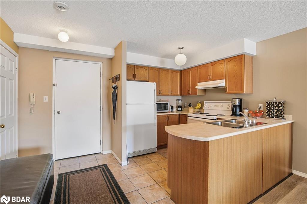 303-107 Bond Street, Orillia, ON - Indoor Photo Showing Kitchen With Double Sink