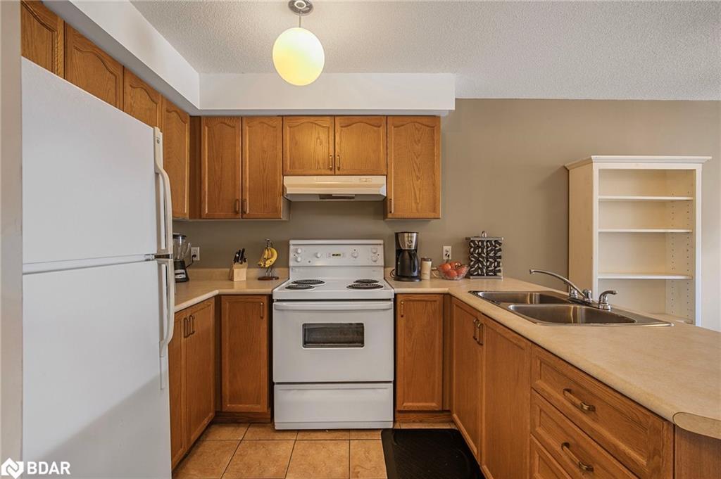 303-107 Bond Street, Orillia, ON - Indoor Photo Showing Kitchen With Double Sink