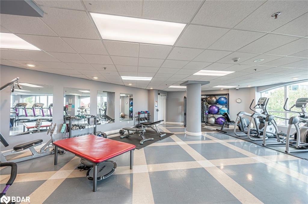 Ph2/3-2 Toronto Street, Barrie, ON - Indoor Photo Showing Gym Room