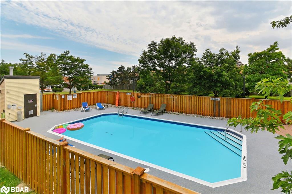 501-6720 Glen Erin Drive, Mississauga, ON - Outdoor With In Ground Pool With Backyard