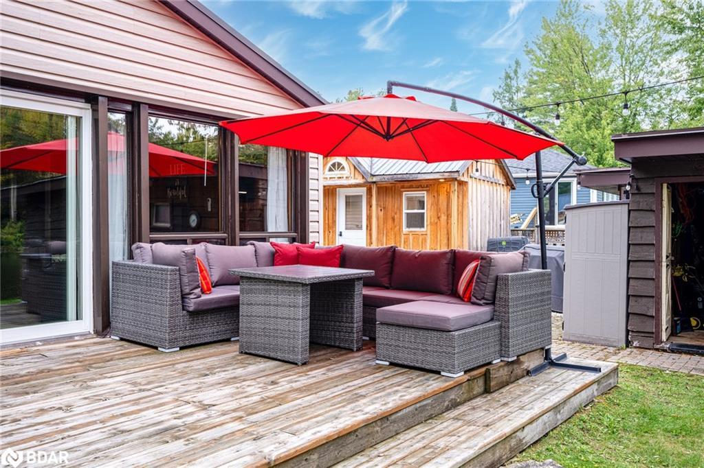 1123 Severn River Road, Gravenhurst, ON - Outdoor With Deck Patio Veranda With Exterior