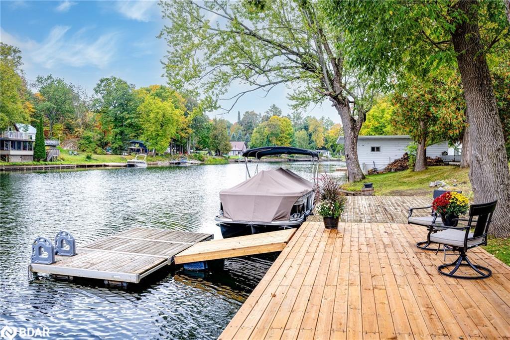 1123 Severn River Road, Gravenhurst, ON - Outdoor With Body Of Water With Deck Patio Veranda