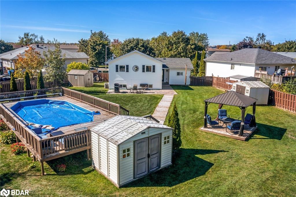 28 Keith Street, Orillia, ON - Outdoor With Deck Patio Veranda With Backyard