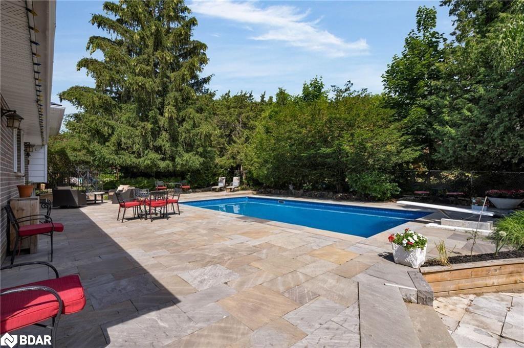 28 Larry Street, Caledon, ON - Outdoor With In Ground Pool With Deck Patio Veranda
