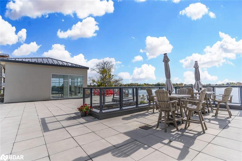 604-80 Orchard Point Road, Orillia, ON - Outdoor With Deck Patio Veranda With View