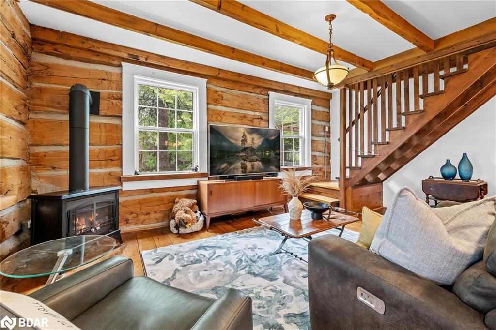 70 Cowans Crescent, Omemee, ON - Indoor Photo Showing Living Room With Fireplace
