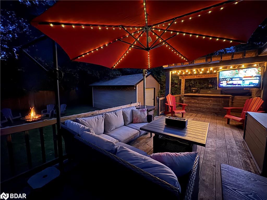 1182 5 Line S, Oro-Medonte, ON - Outdoor With Deck Patio Veranda With Exterior