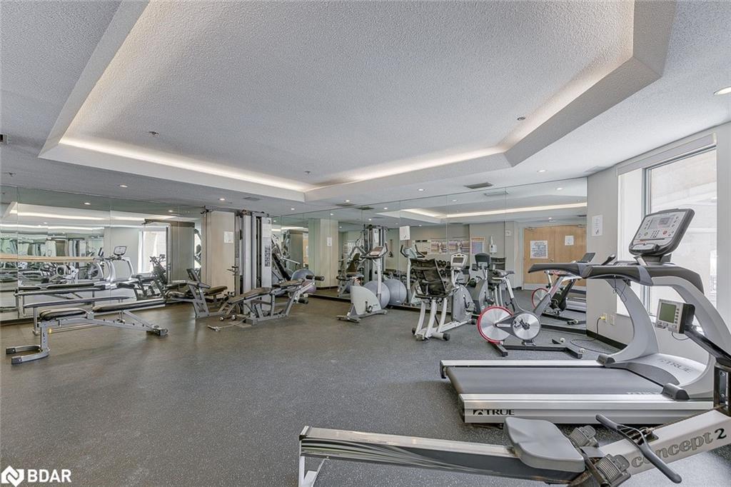 1103-150 Dunlop Street E, Barrie, ON - Indoor Photo Showing Gym Room