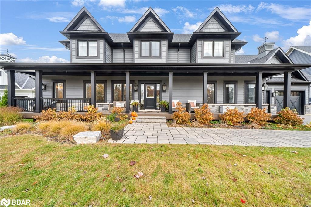 62 Thoroughbred Drive, Oro-Medonte, ON - Outdoor With Deck Patio Veranda With Facade