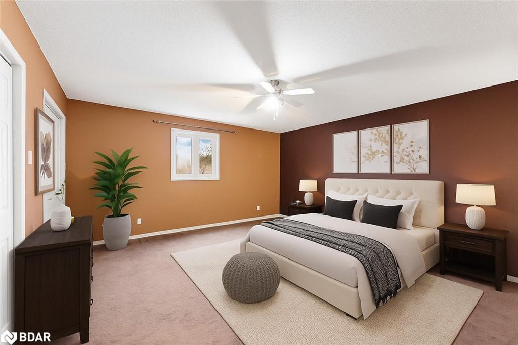 2717 3/4 Sunn Side Side Road, New Lowell, ON - Indoor Photo Showing Bedroom