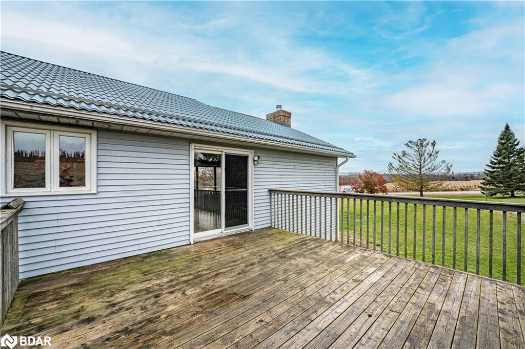 2717 3/4 Sunn Side Side Road, New Lowell, ON - Outdoor With Deck Patio Veranda