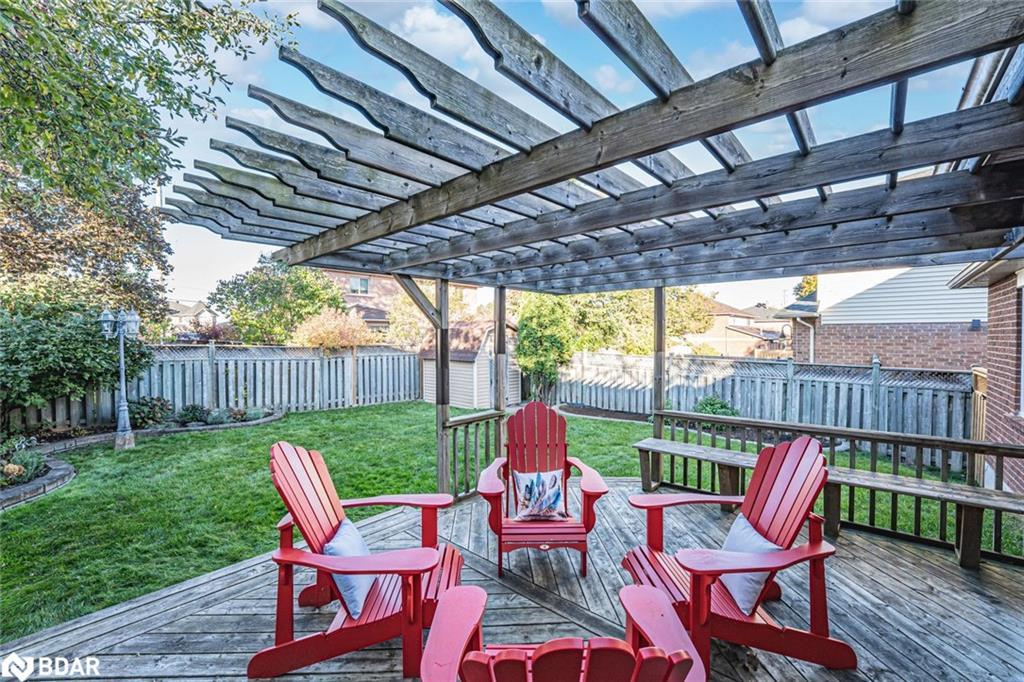 222 Bishop Drive, Barrie, ON - Outdoor With Deck Patio Veranda