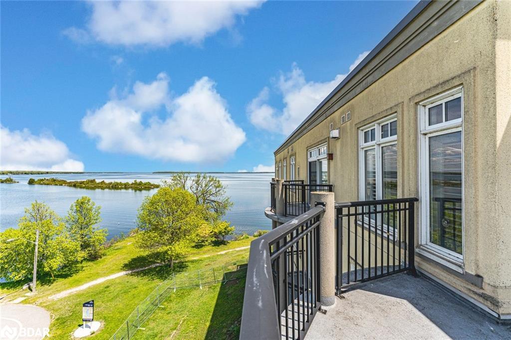401-140 Cedar Island Road, Orillia, ON - Outdoor With Body Of Water With Deck Patio Veranda With View