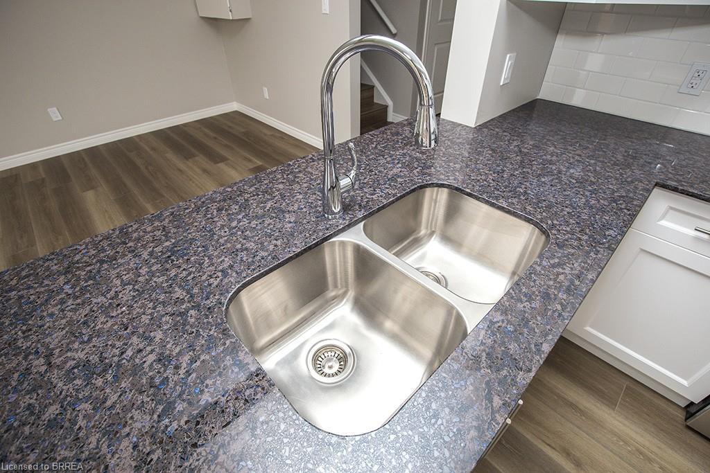 355 Wellington Street, Brantford, ON - Indoor Photo Showing Kitchen With Double Sink