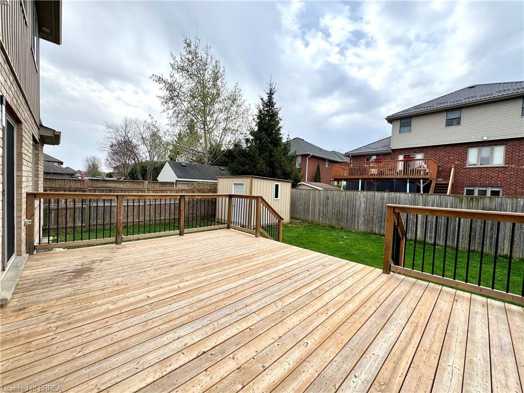 687 Spitfire Street, Woodstock, ON - Outdoor With Deck Patio Veranda With Exterior