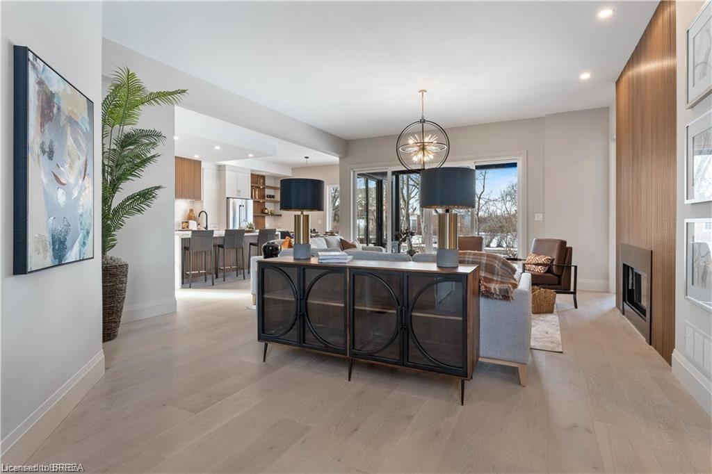 159 Parkside Drive, Brantford, ON - Indoor Photo Showing Other Room With Fireplace