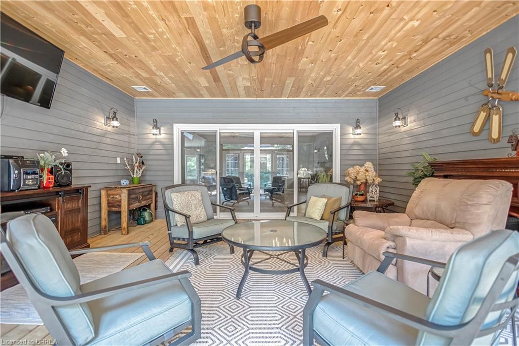 156 St Johns Road W, Simcoe, ON - Outdoor With Deck Patio Veranda With Exterior