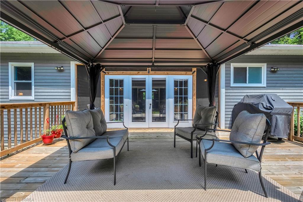 156 St Johns Road W, Simcoe, ON - Outdoor With Deck Patio Veranda With Exterior