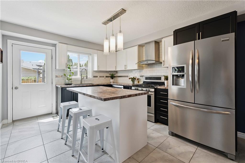 12 Avatar Place, Hamilton, ON - Indoor Photo Showing Kitchen With Stainless Steel Kitchen With Upgraded Kitchen