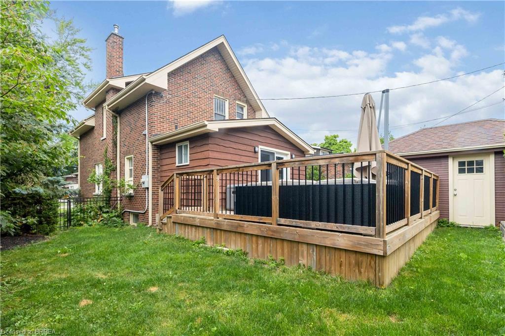 19 Lincoln Avenue, Brantford, ON - Outdoor With Deck Patio Veranda With Exterior