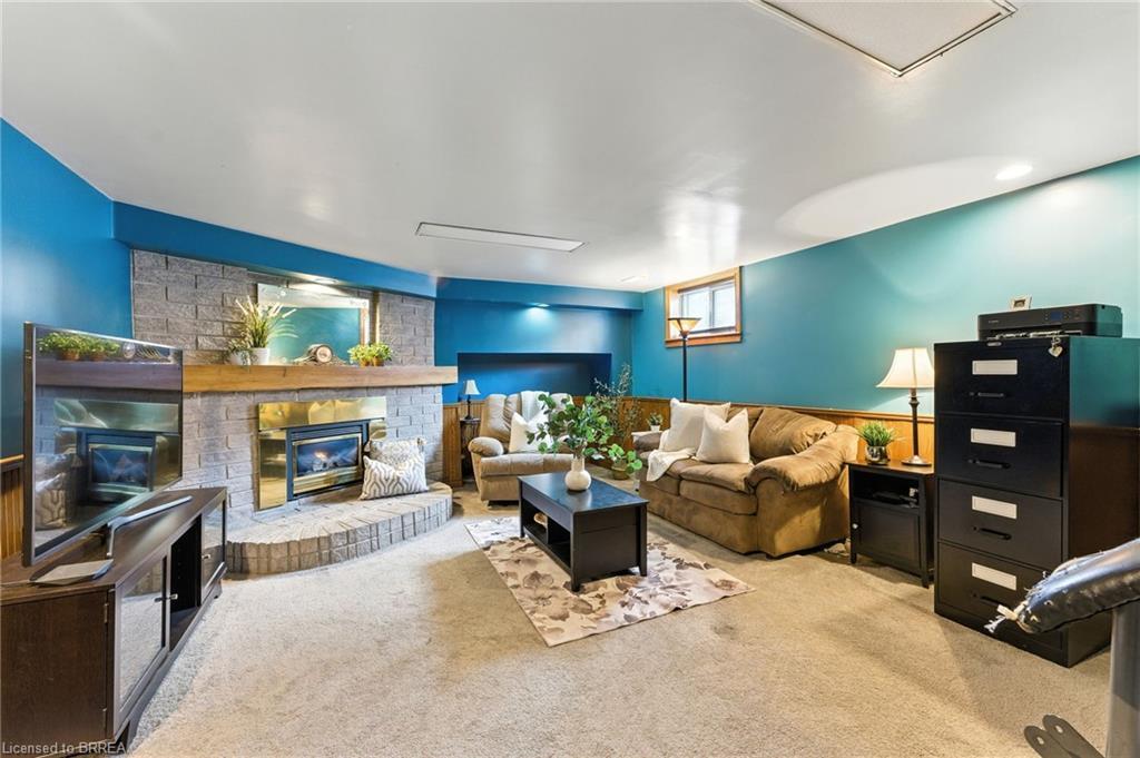 22 Mccammon Street, Paris, ON - Indoor With Fireplace