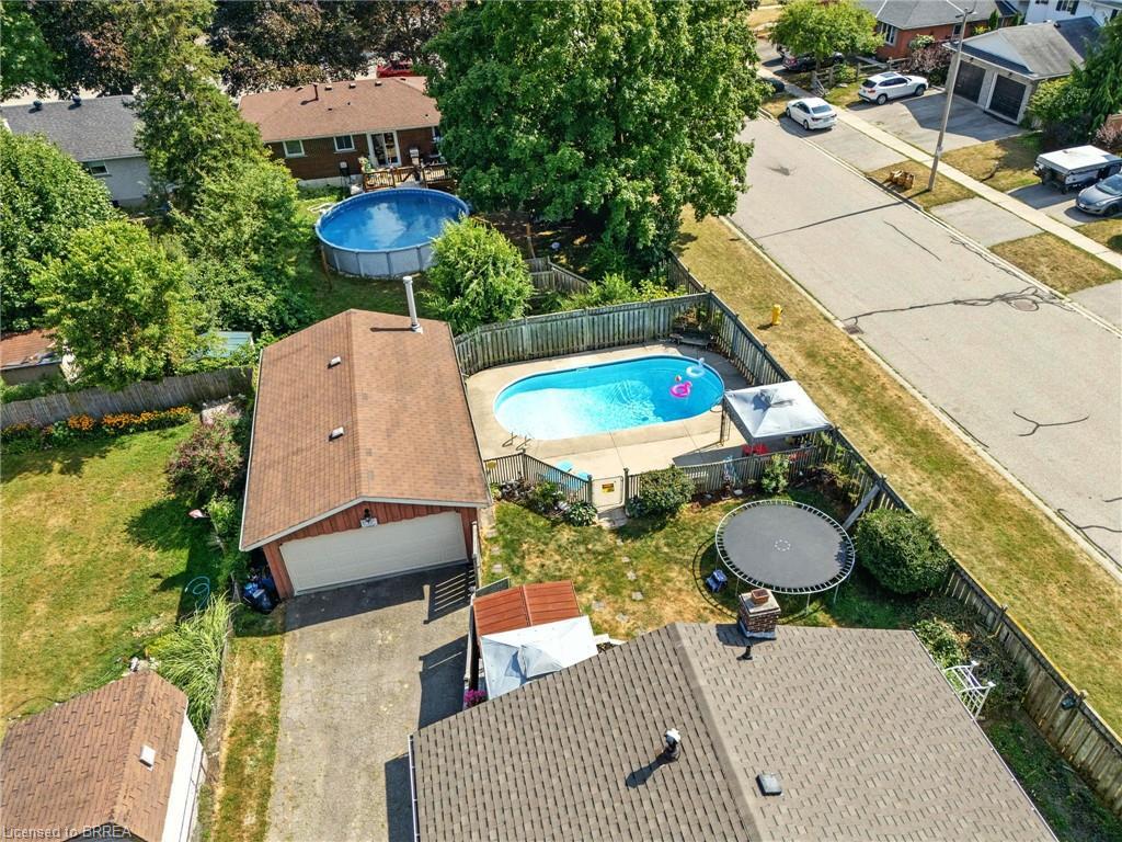 22 Mccammon Street, Paris, ON - Outdoor With Above Ground Pool