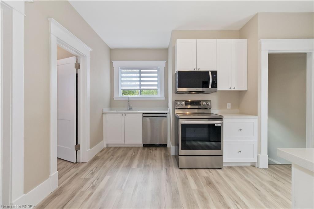 179 Grey Street, Brantford, ON - Indoor Photo Showing Kitchen With Stainless Steel Kitchen