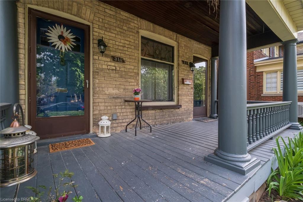 Lower-31 Palmerston Avenue, Brantford, ON - Outdoor With Deck Patio Veranda With Exterior