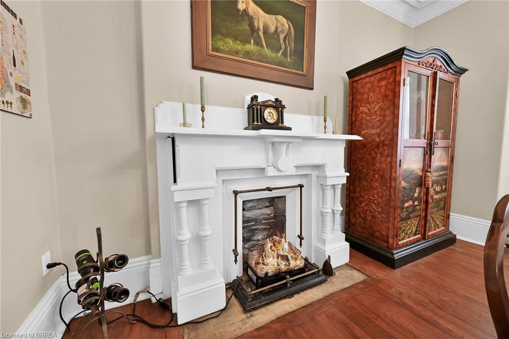 40 Locke Street S, Hamilton, ON - Indoor With Fireplace