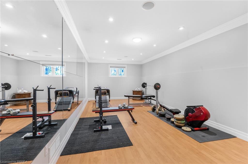 6 Mccormick Way, Brantford, ON - Indoor Photo Showing Gym Room