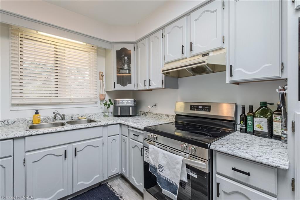 57 Thompson Drive, Port Dover, ON - Indoor Photo Showing Kitchen With Double Sink