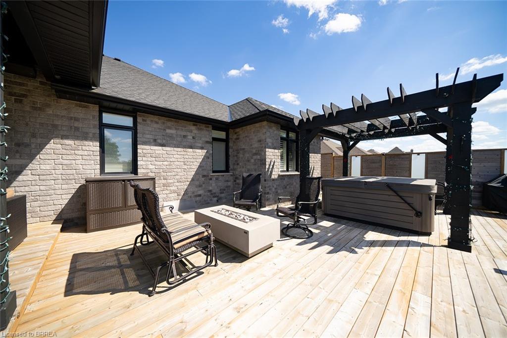 21 Tedley Boulevard, Brantford, ON - Outdoor With Deck Patio Veranda With Exterior