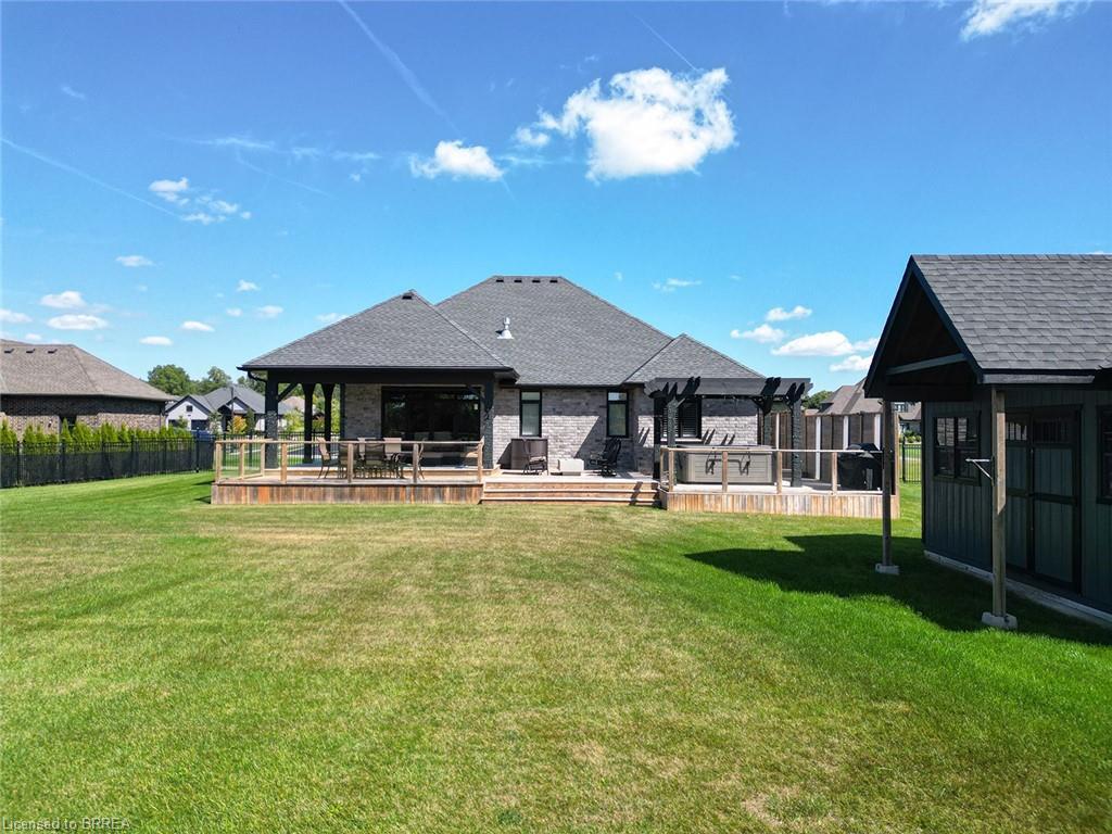 21 Tedley Boulevard, Brantford, ON - Outdoor With Deck Patio Veranda