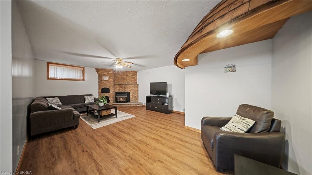 90 North Park Street, Brantford, ON - Indoor With Fireplace