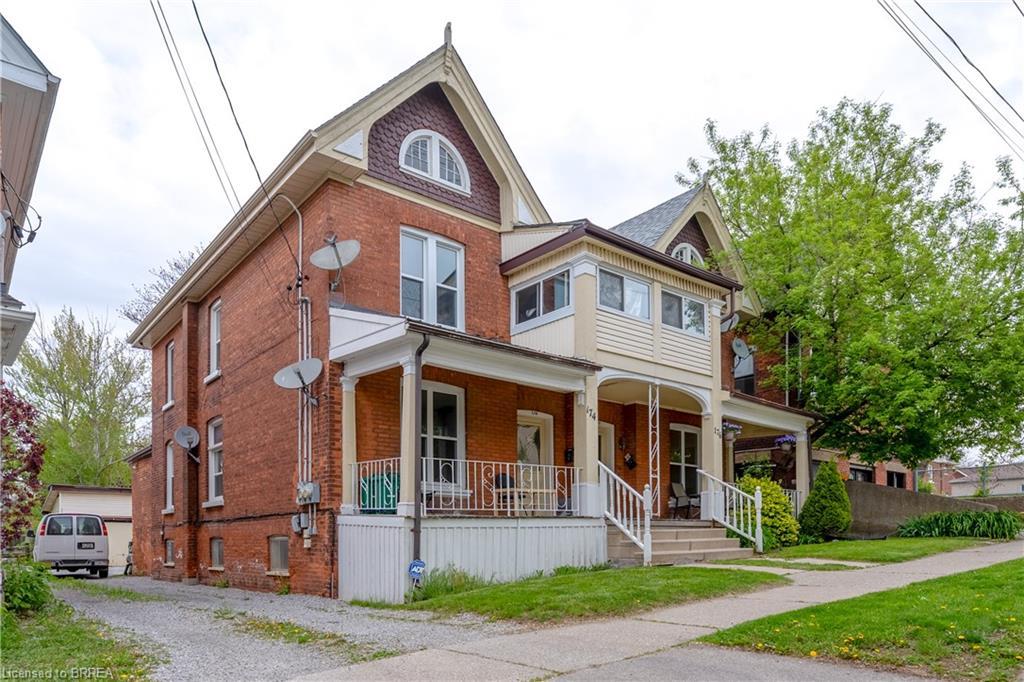 174-176 Darling Street, Brantford, ON - Outdoor With Deck Patio Veranda With Facade