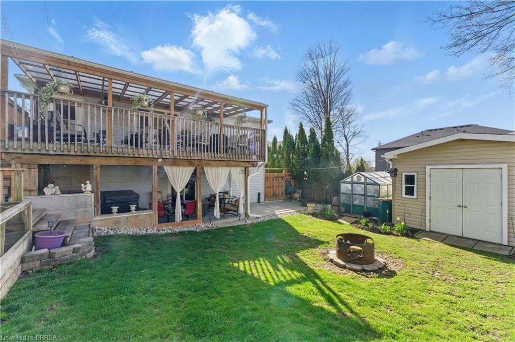 13 King William Street, St. George, ON - Outdoor With Deck Patio Veranda