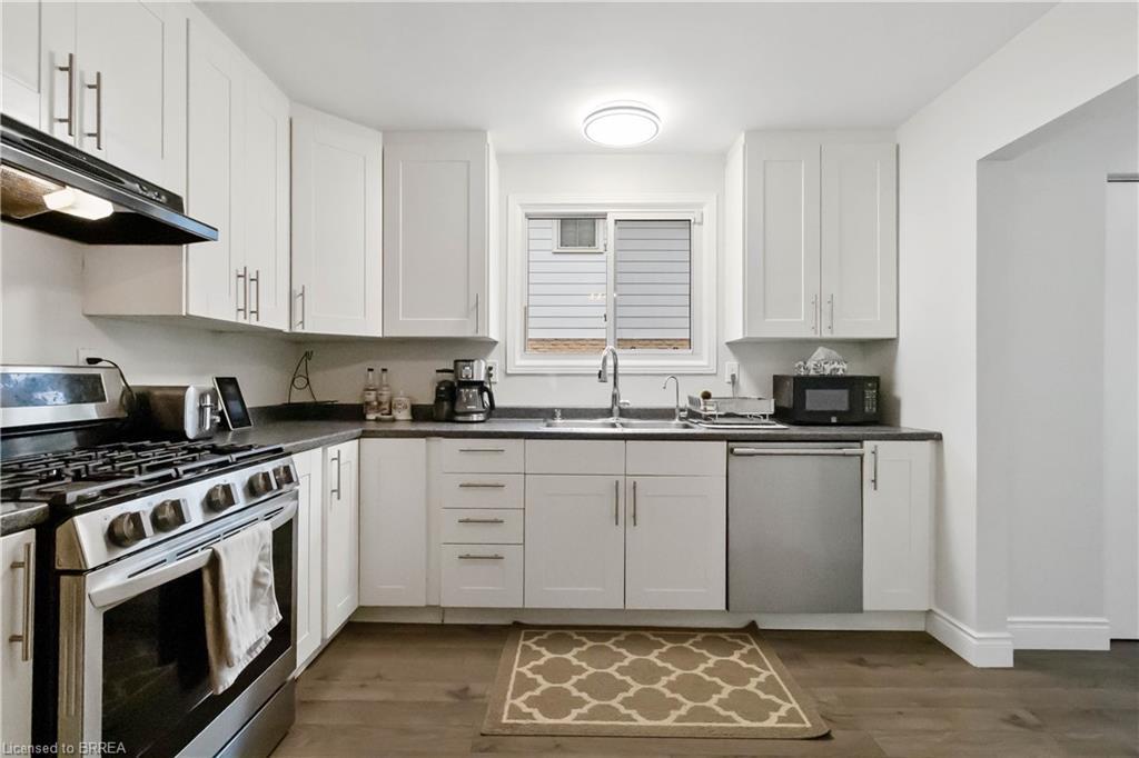 8 Sandy Row, Brantford, ON - Indoor Photo Showing Kitchen With Double Sink