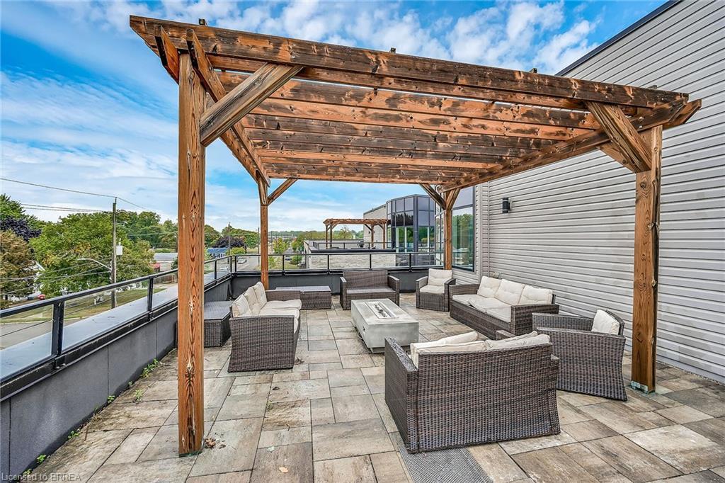 120 B-85 Morrell Street, Brantford, ON - Outdoor With Deck Patio Veranda With Exterior