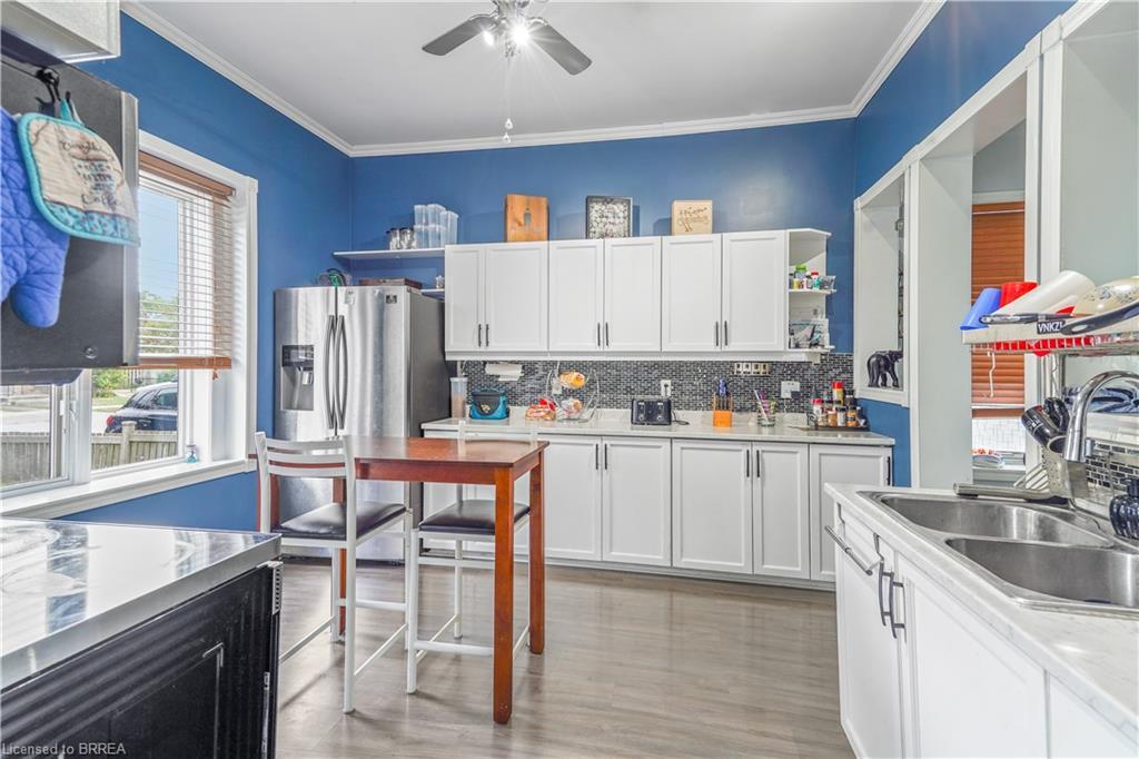 60 Terrace Hill Street, Brantford, ON - Indoor Photo Showing Kitchen With Double Sink
