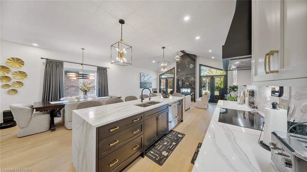 17-242 Mount Pleasant Street, Brantford, ON - Indoor Photo Showing Kitchen With Double Sink With Upgraded Kitchen
