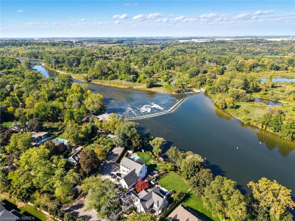 141 Parkside Drive, Brantford, ON - Outdoor With Body Of Water With View