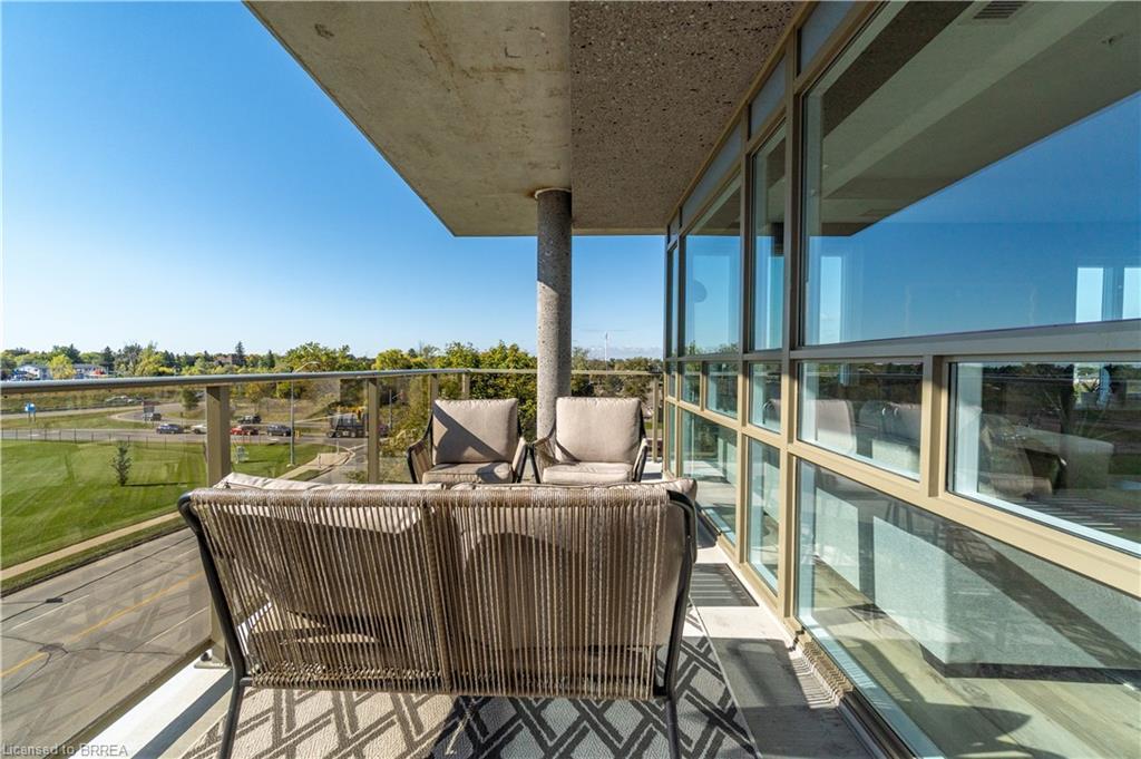 404-34 Norman Street, Brantford, ON - Outdoor With Deck Patio Veranda With View With Exterior