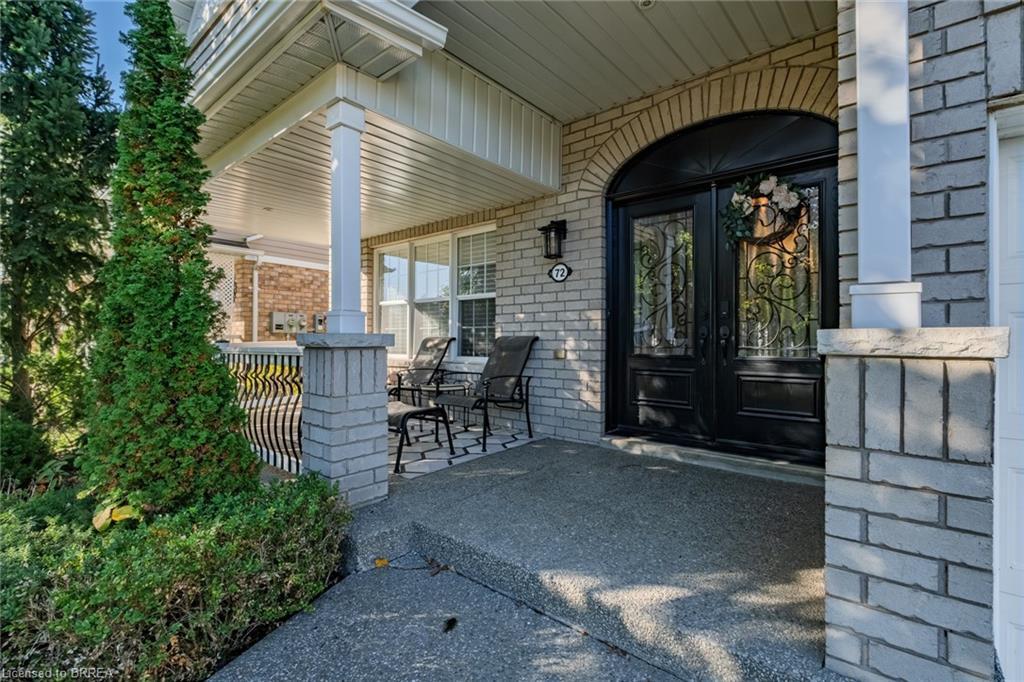 72 Hunter Way, Brantford, ON - Outdoor With Deck Patio Veranda