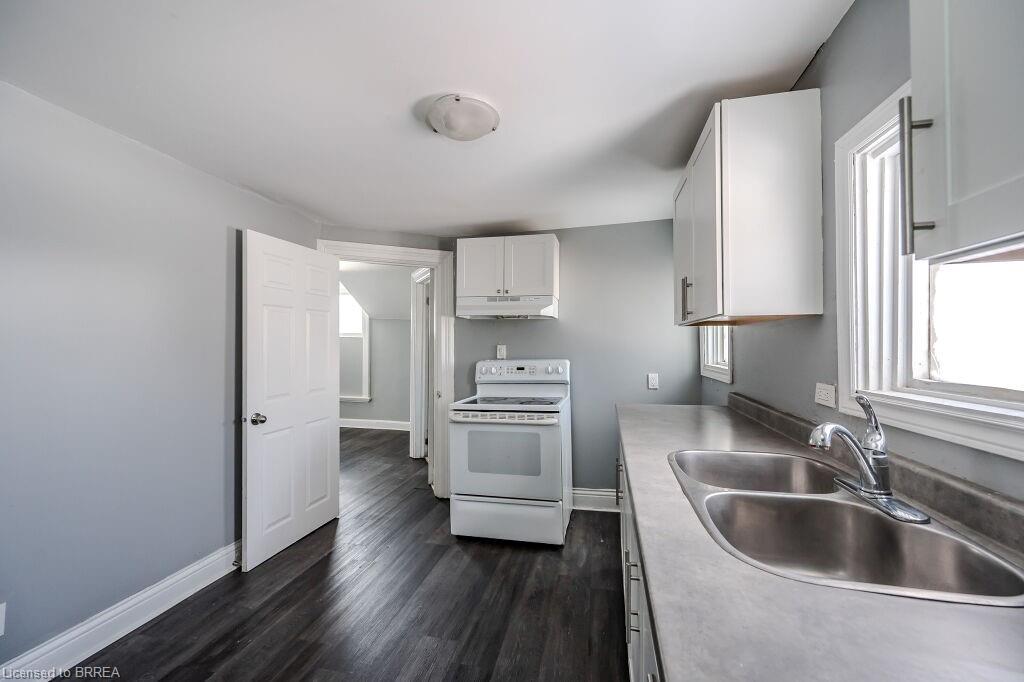 39 Park Avenue, Brantford, ON - Indoor Photo Showing Kitchen With Double Sink